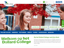 Tablet Screenshot of dollardcollege.nl
